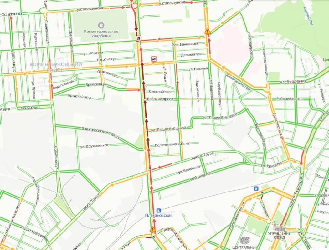 Карта воронеж пл заставы