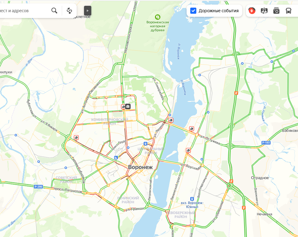 Карта мп воронеж